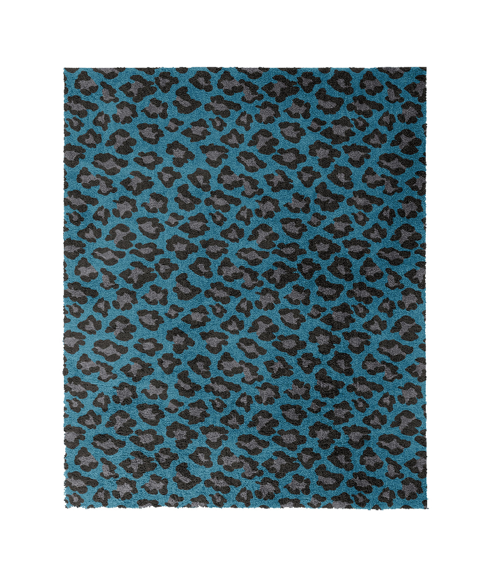 Panter Print Blue